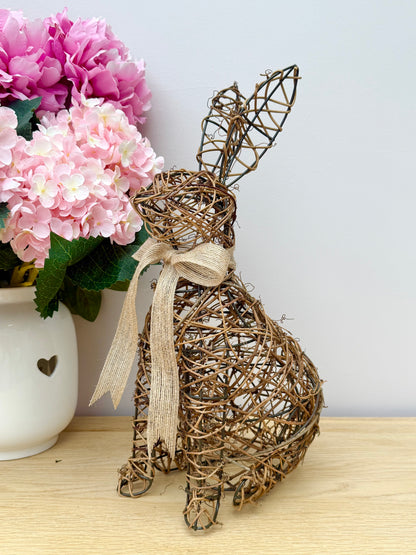 Rattan Standing Rabbit