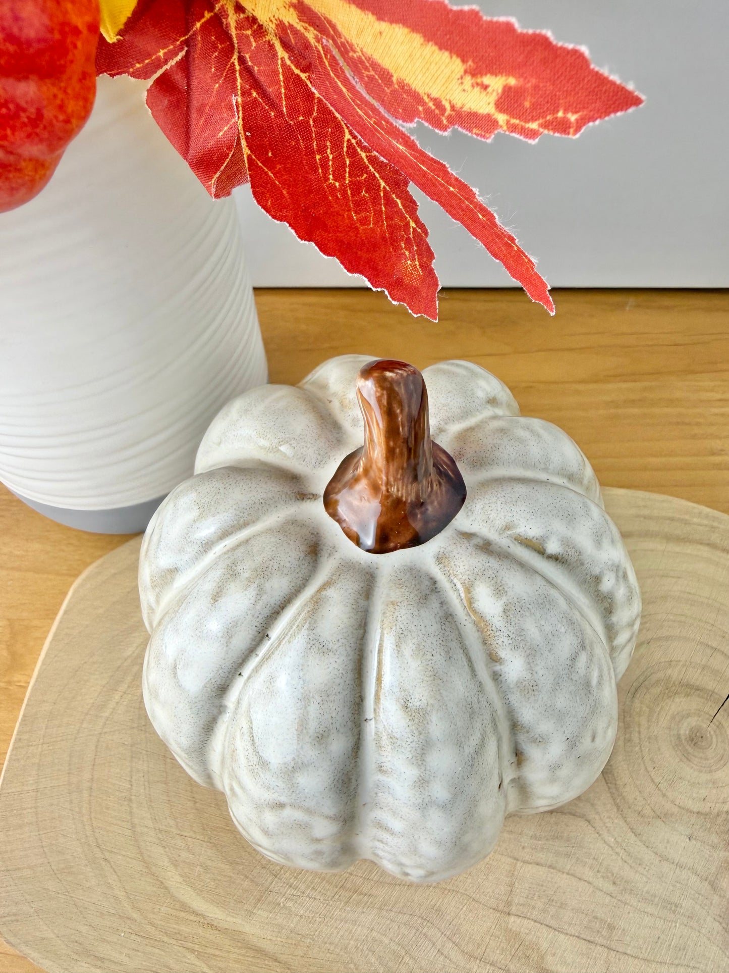 Glazed Pumpkin Ornaments - 2 sizes