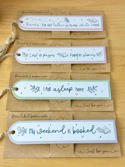 Gracefully Gifted Wooden Bookmarks - 4 designs
