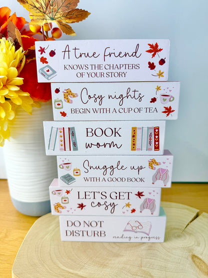 Cosy Chapters Chunky Wood Blocks