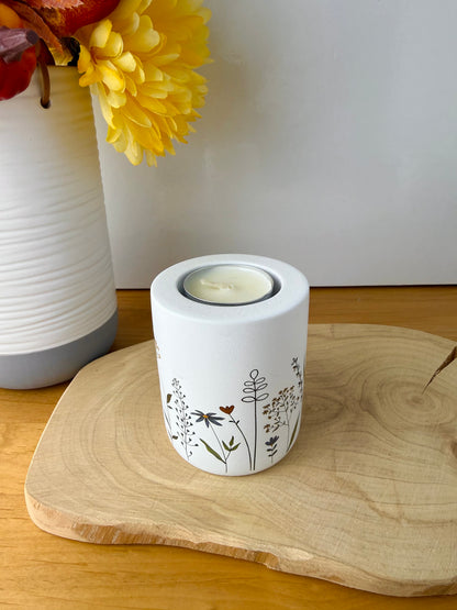 Flower Meadow Tealight Holder - Family or Home