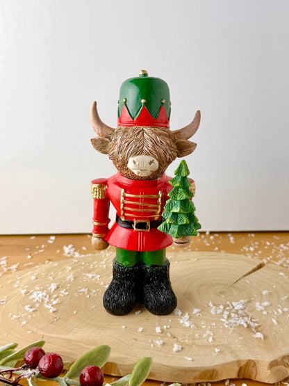 Highland Cow Christmas Soldier