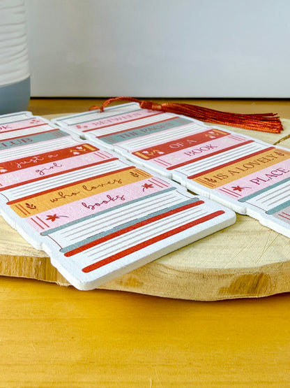 Cosy Chapter Wooden Bookmarks