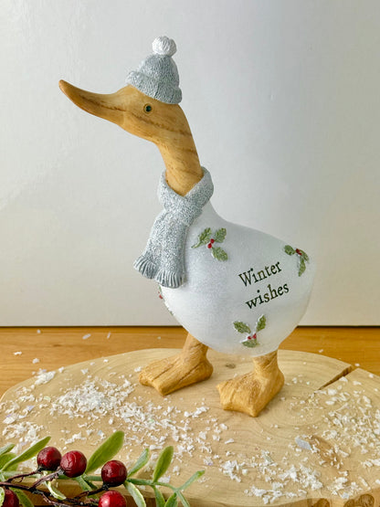 Christmas Sentiment Ducks