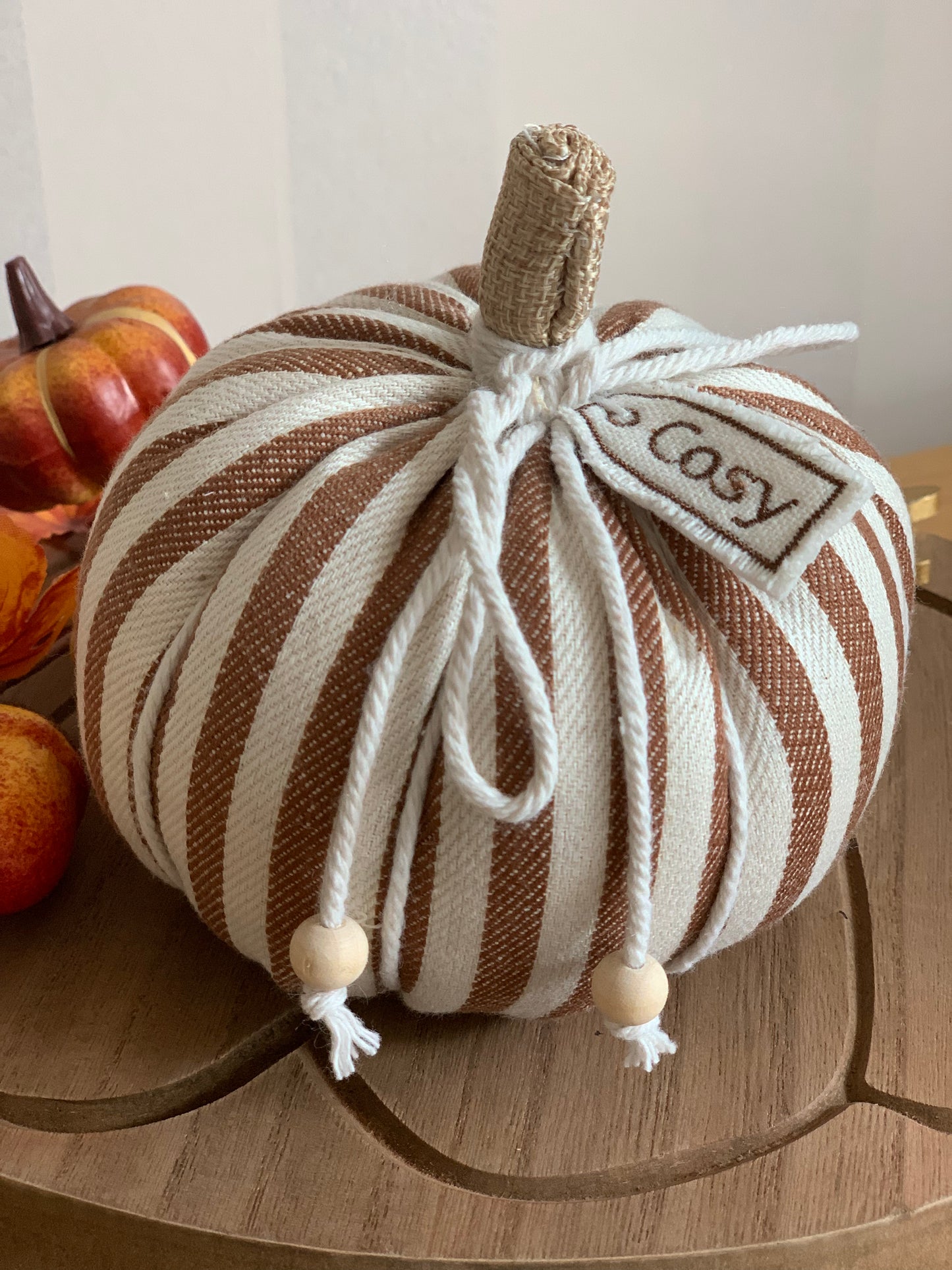 Autumn Fabric Pumpkins