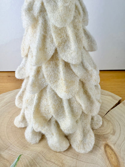 Felt Christmas Trees with pom poms - 2 colours