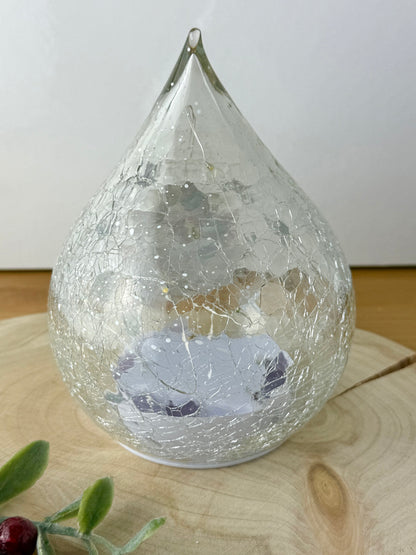 Light up Snowman Teardrop