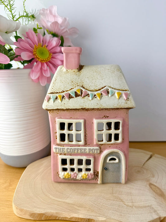 Village Pottery The Coffee Pot Tea Light Holder