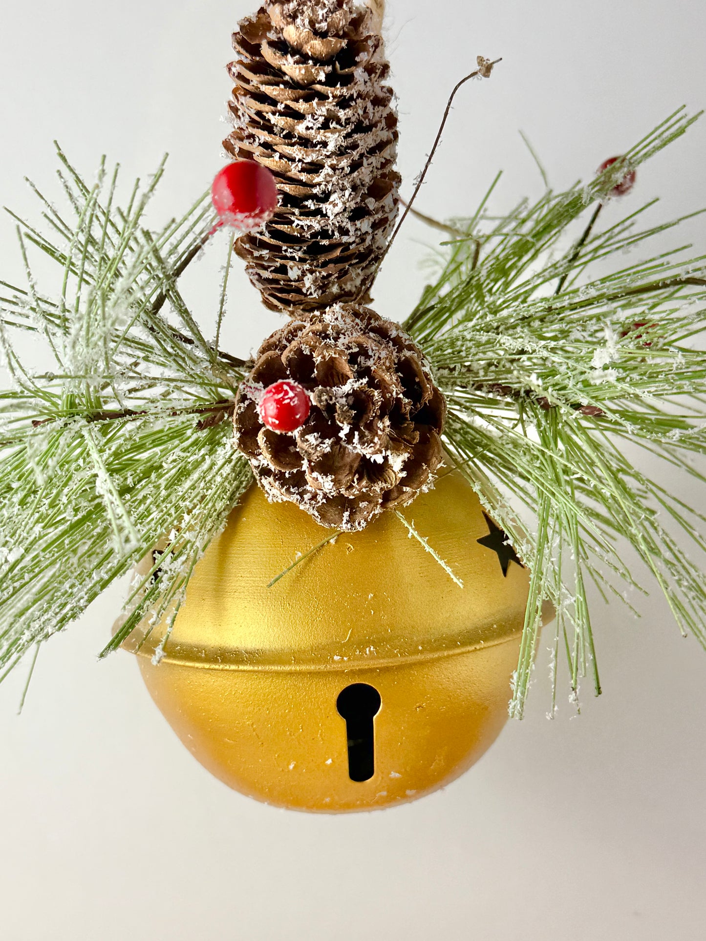 Metal Gold Christmas Bell