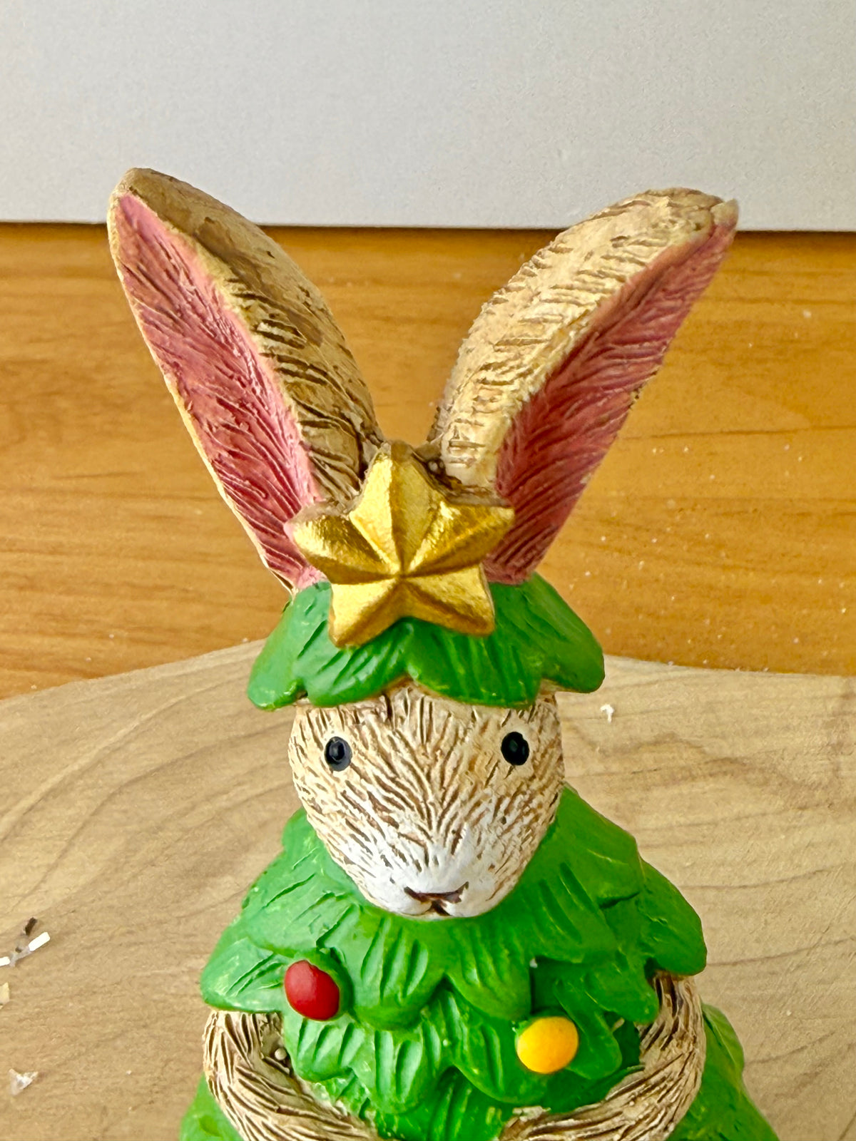 Jasper Rabbit in Christmas Tree Costume