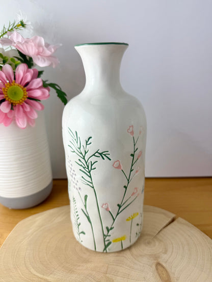 Meadow Press Flower Tall Bottle Vase