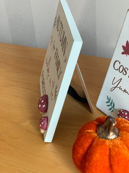 Autumn Easel Signs