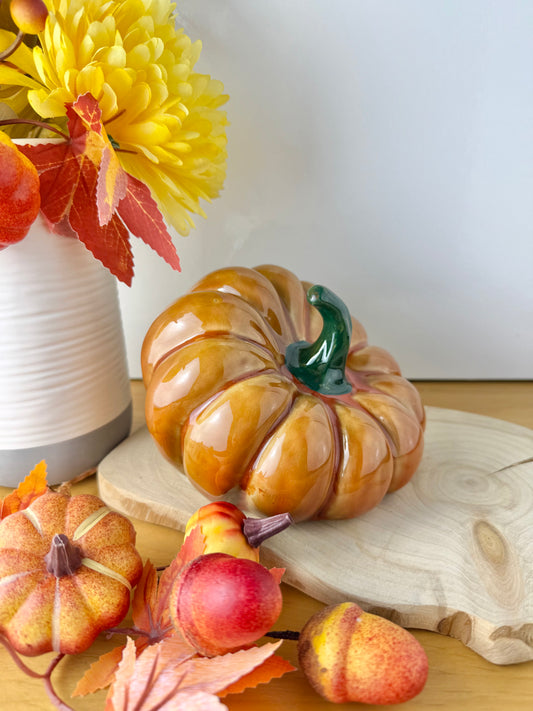 Orange slanted Pumpkins - 2 sizes
