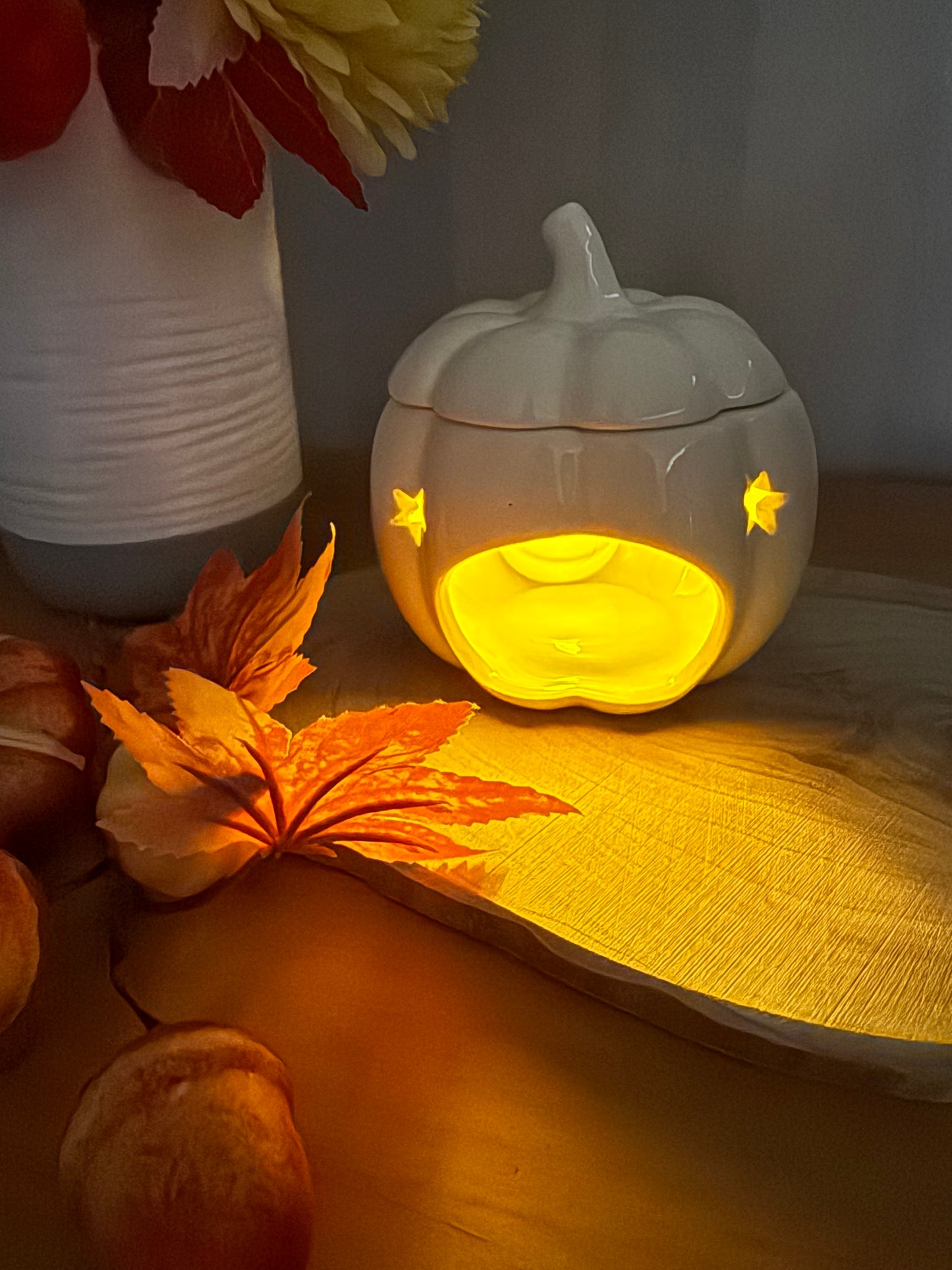 White Pumpkin Oil Burner