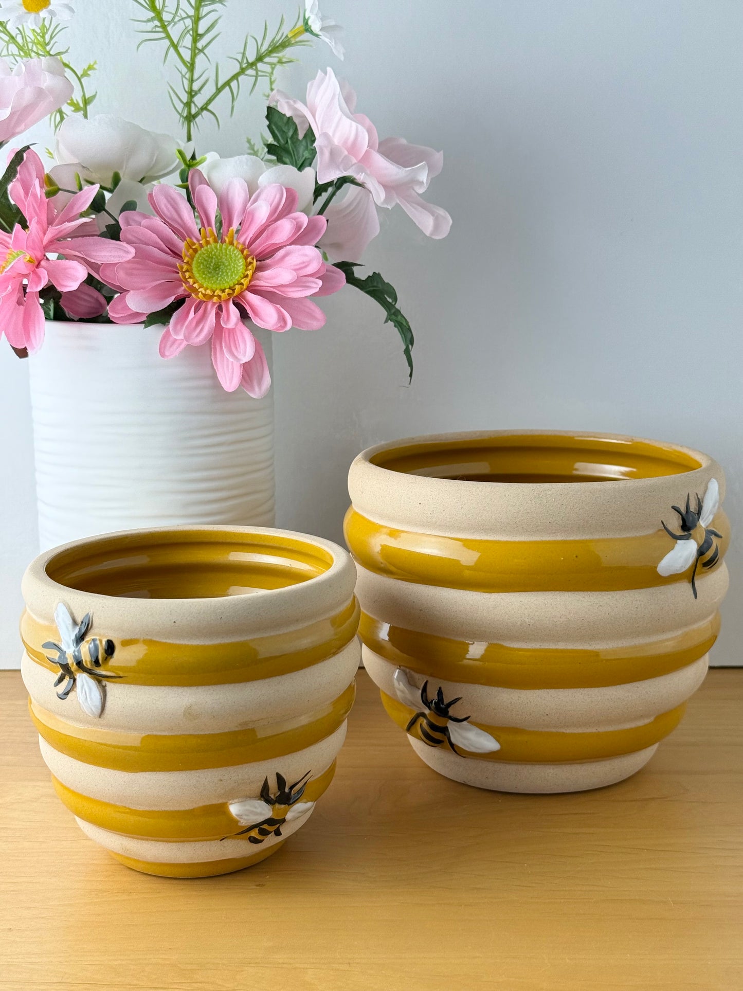 Beehive Stoneware Planters - 3 sizes