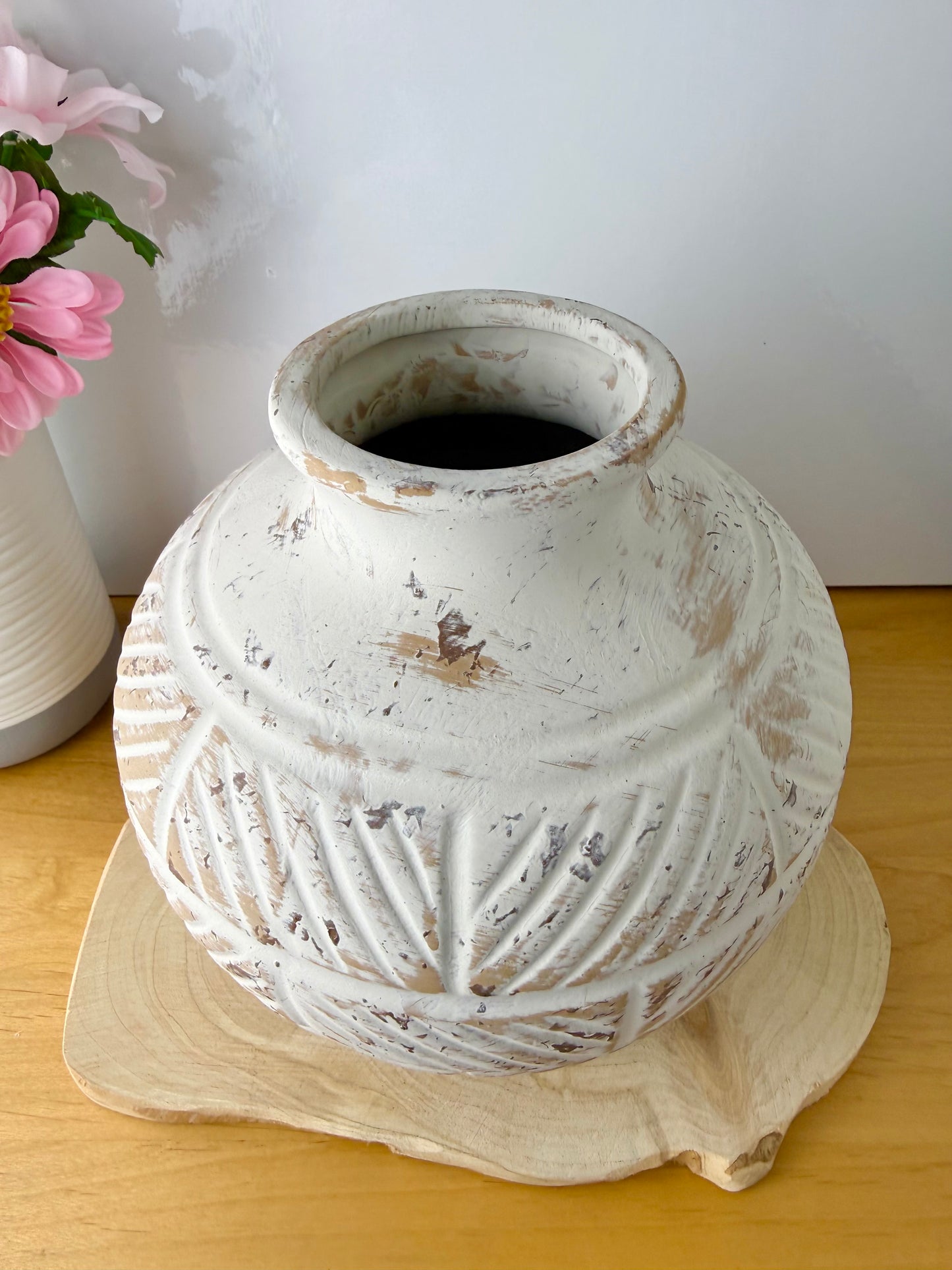 Aztec Round Vase - 2 Sizes
