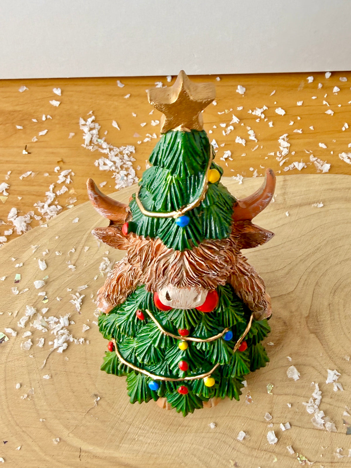 Highland Cow Christmas Tree - 2 Sizes