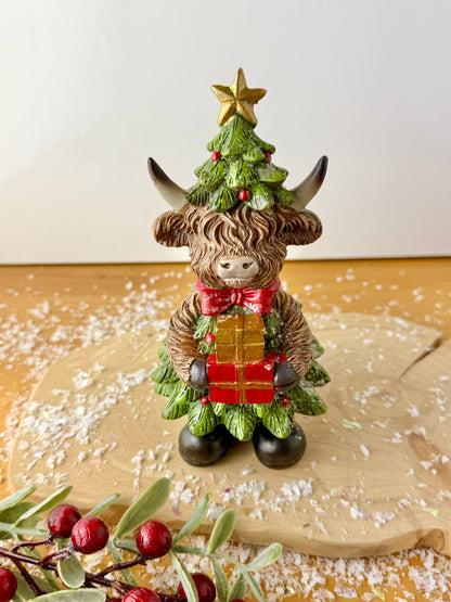 Highland Cow Christmas Tree Costume - 2 designs