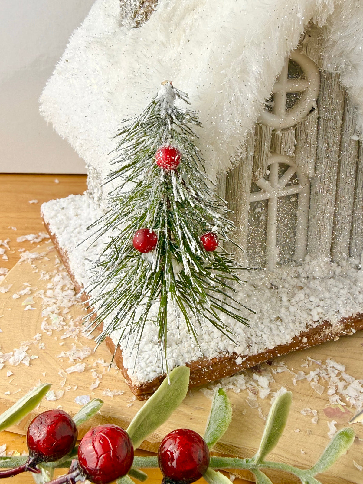 Alpine Light Up Large Log Cabin