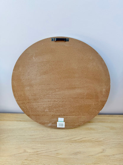 Our Family round sign - natural wood