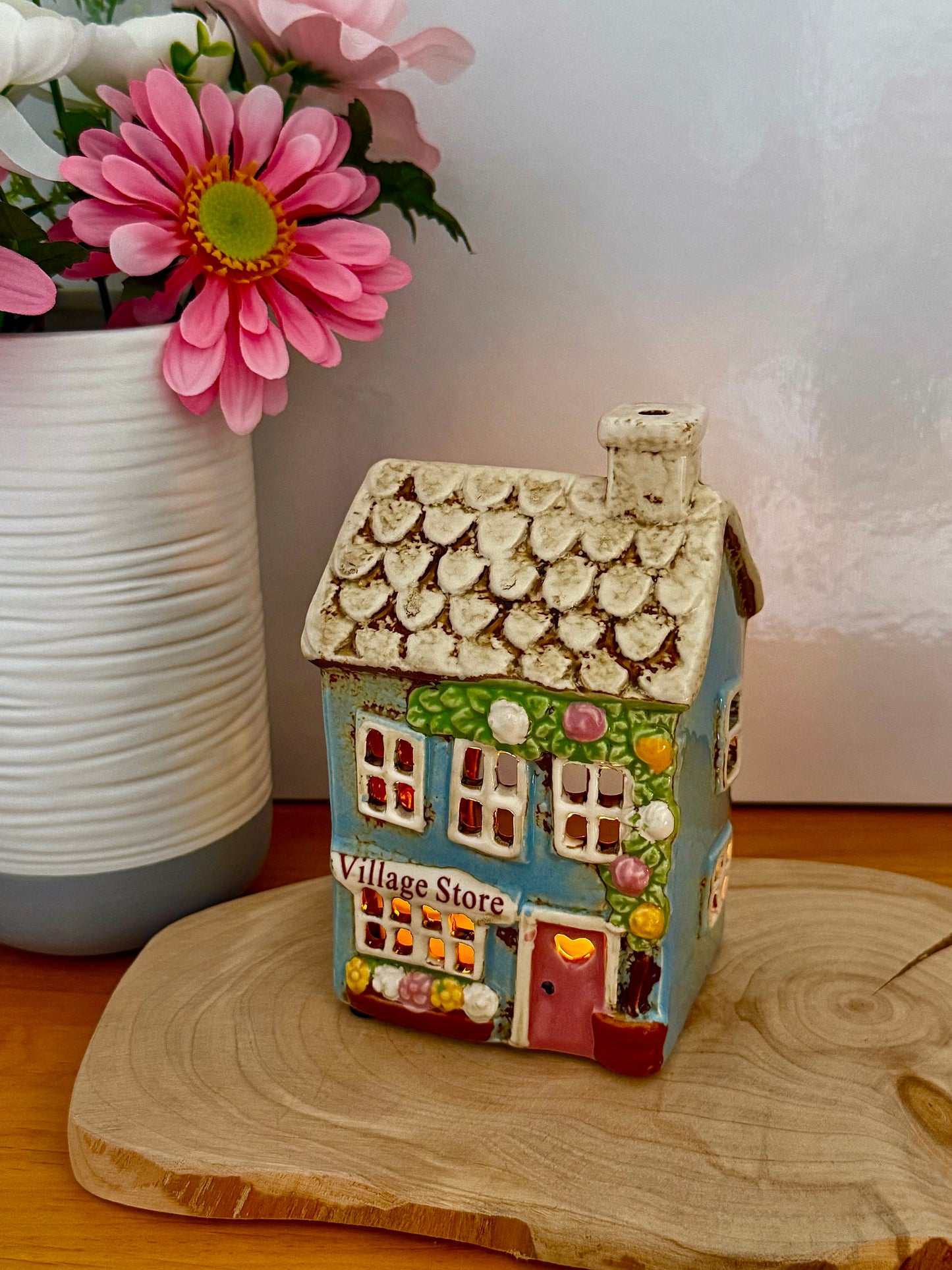 Village Pottery Village Store Tea Light Holder