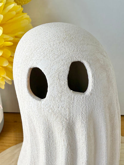 White ghost figure/decoration - 2 sizes