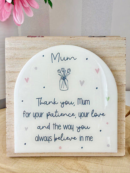 Gracefully Gifted - Wooden Sentiment Plaques - 6 designs