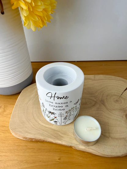 Flower Meadow Tealight Holder - Family or Home