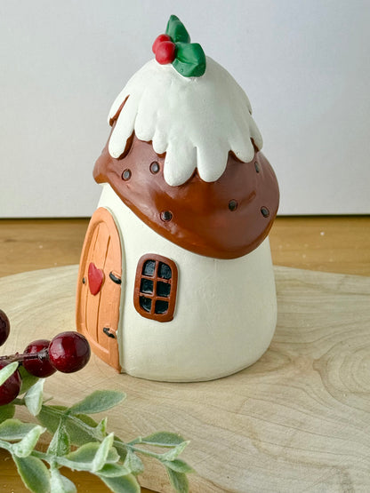 Christmas Pudding House - 2 sizes