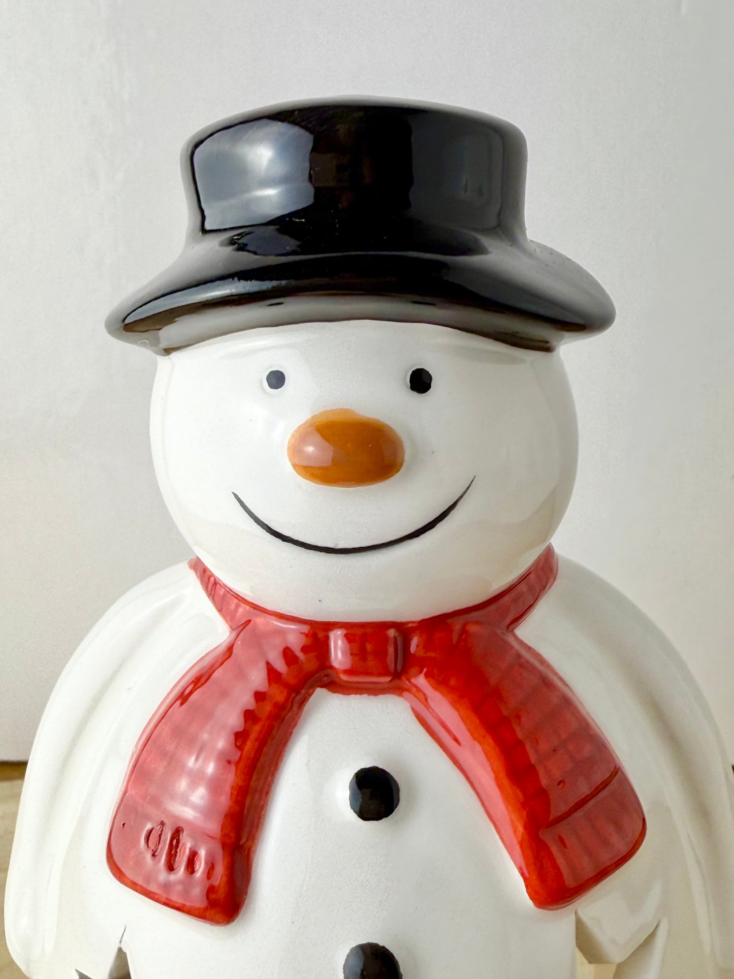 Snowman Ceramic T-light holder