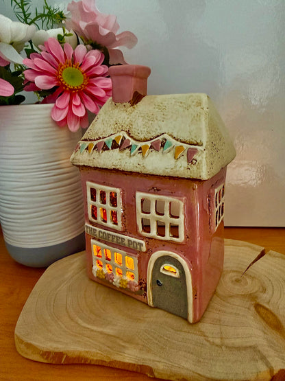 Village Pottery The Coffee Pot Tea Light Holder