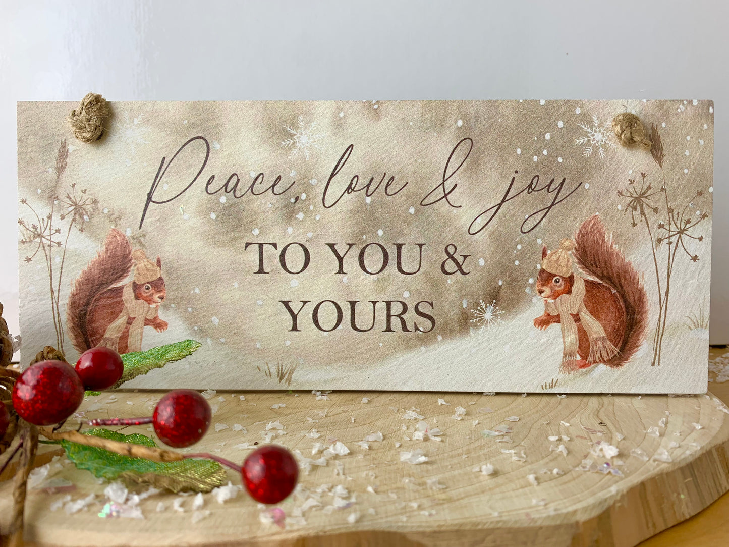 Woodland Animal Slate Signs