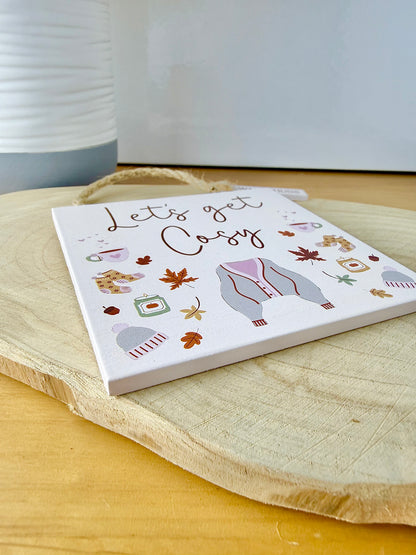 Cosy Chapters Wooden signs with book tag