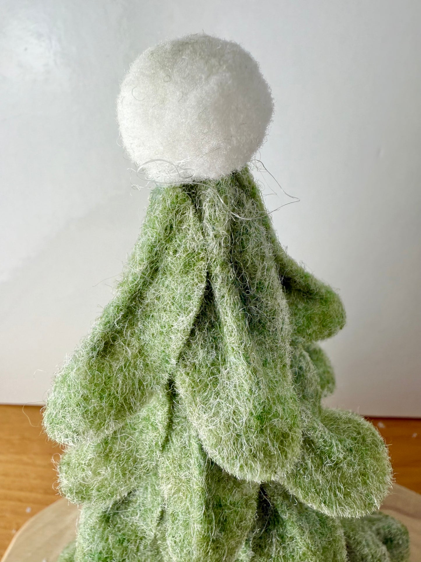 Felt Christmas Trees with pom poms - 2 colours