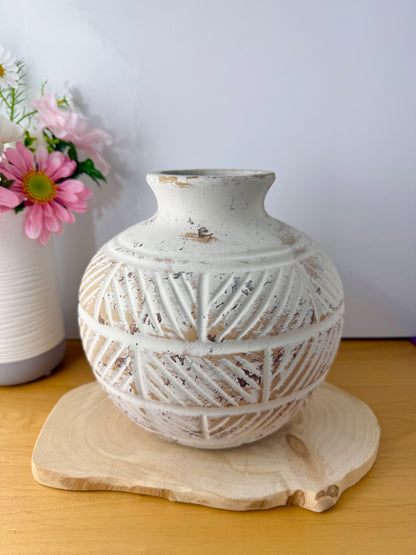 Aztec Round Vase - 2 Sizes