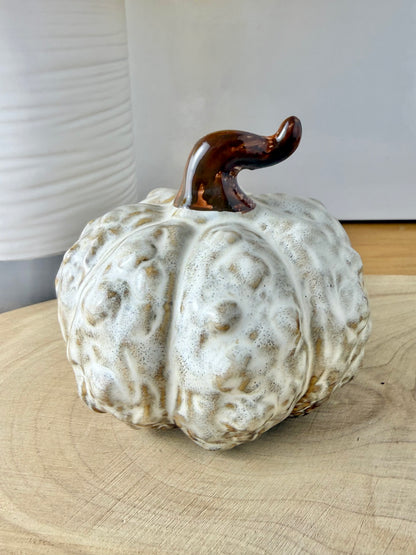Glazed Pumpkin Ornaments - 2 sizes