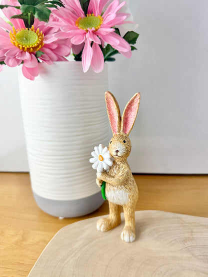 Jasper Rabbit with Daisy flower