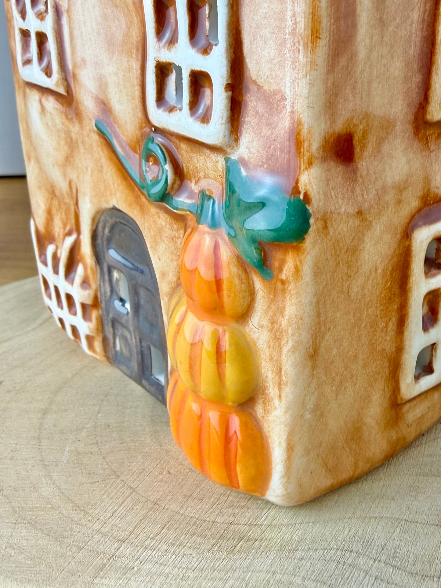 Autumn house with Pumpkins