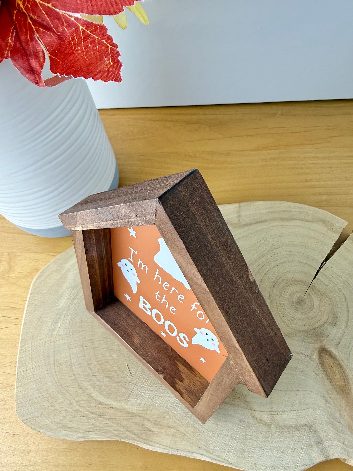 Spooktacular Halloween mini frame - I'm here for the Boos
