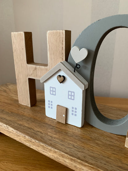 Wooden Home Sign