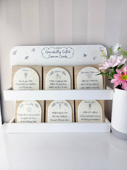 Gracefully Gifted - Wooden Sentiment Plaques - 6 designs