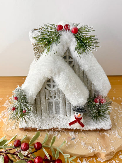 Alpine Light Up Large Log Cabin