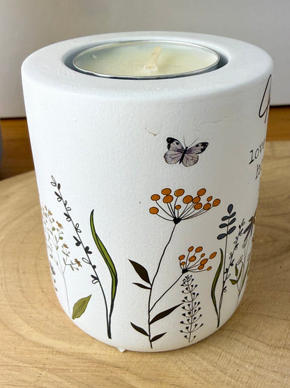 Flower Meadow Tealight Holder - Family or Home