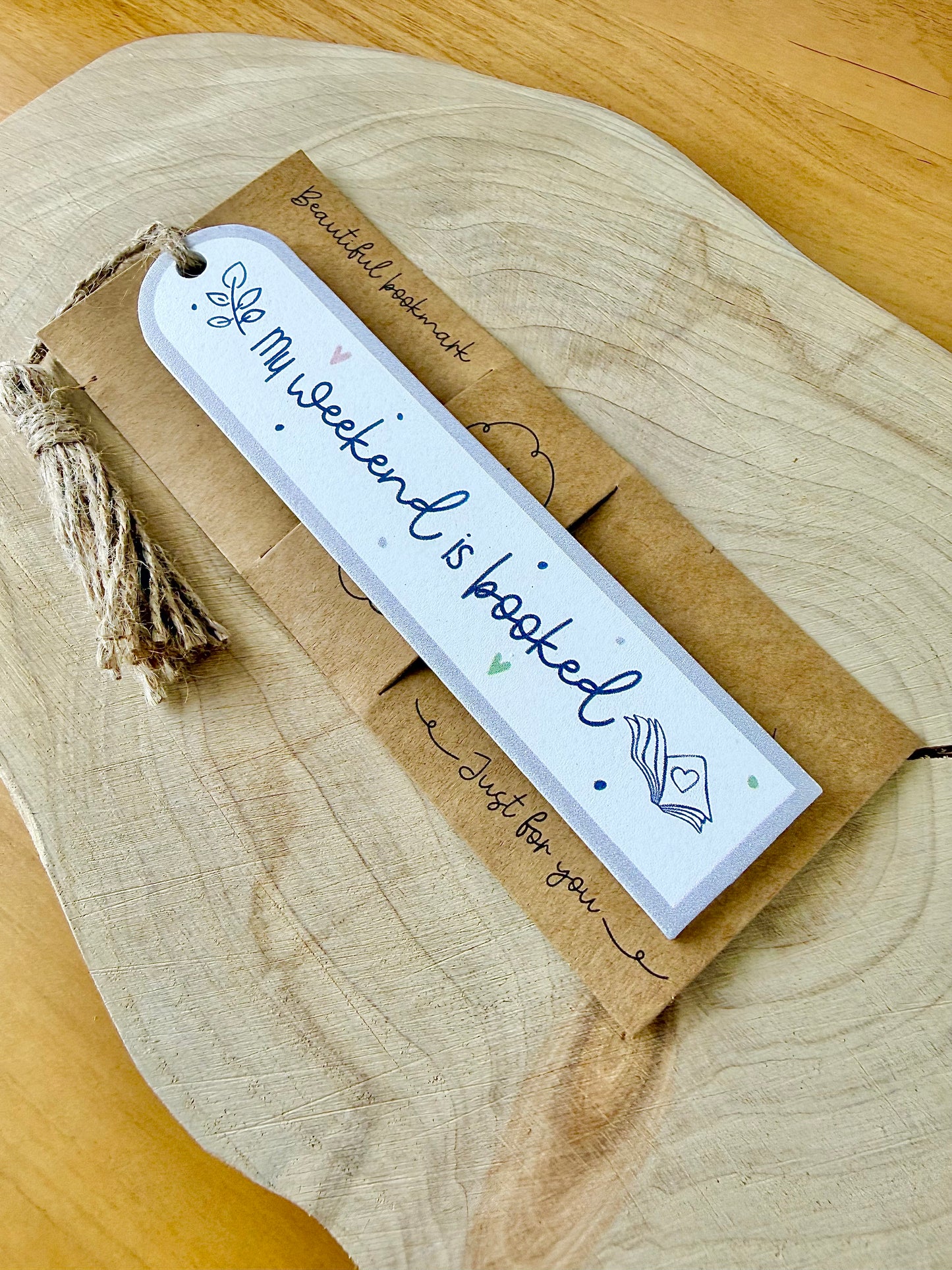 Gracefully Gifted Wooden Bookmarks - 4 designs