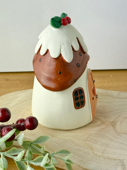 Christmas Pudding House - 2 sizes