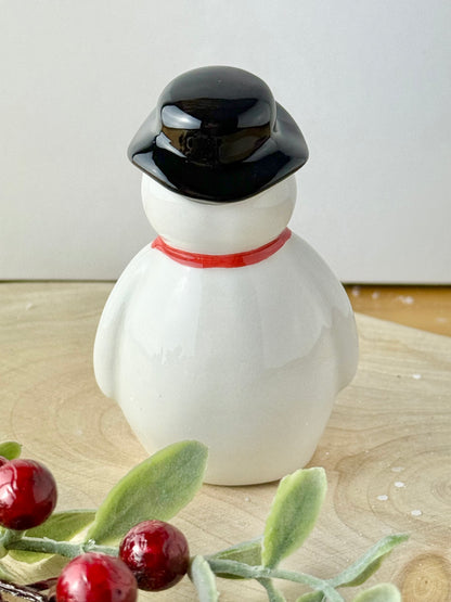 Snowman ceramic statue - 2 sizes
