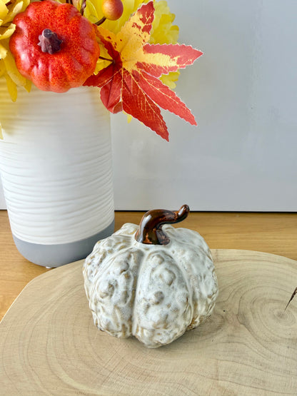 Glazed Pumpkin Ornaments - 2 sizes