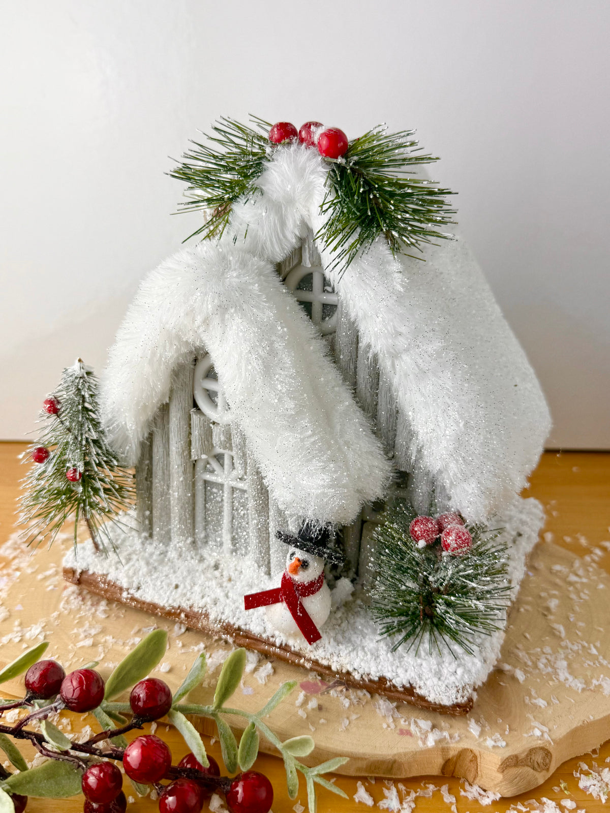 Alpine Light Up Large Log Cabin