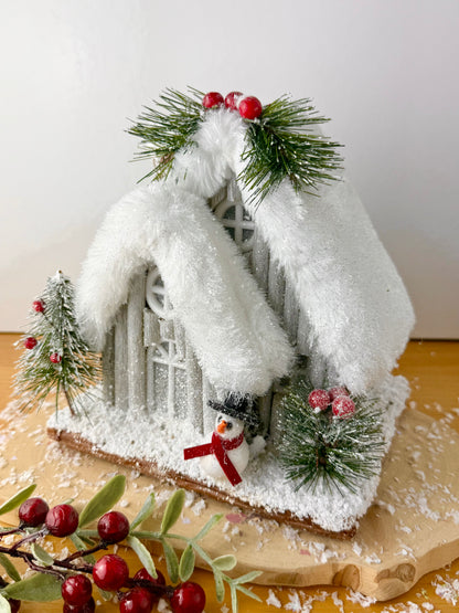 Alpine Light Up Large Log Cabin