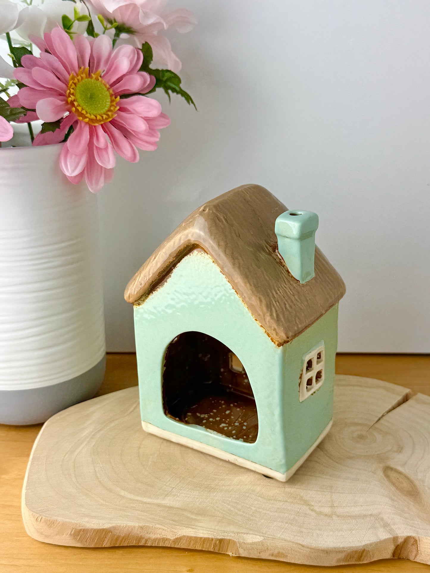 Village Pottery Old TeaShop Tea Light Holder